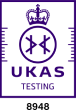 UKAS testing accreditation logo